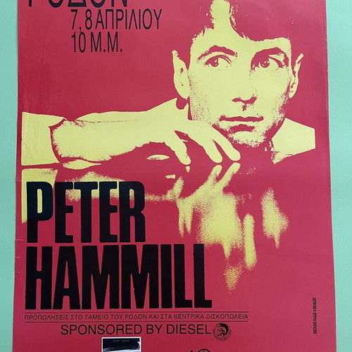 Peter Hammill Rodon live poster 1989