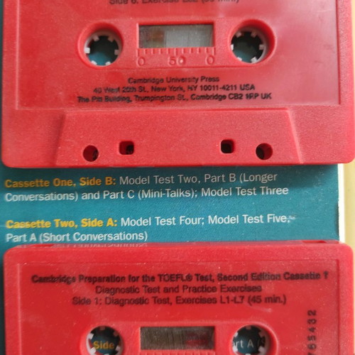 Prepare for the Test of English as a Foreign Language TOEFL P. Sharpee used, 4 cassette pack