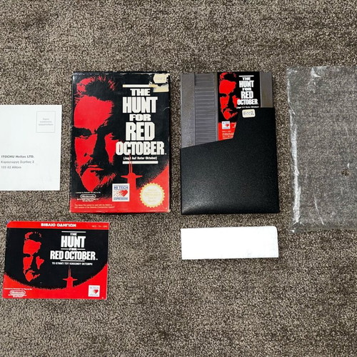 The Hunt for Red October used Nintendo NES game