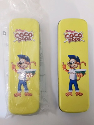 Κασετίνες Coco Pops πακέτο 2, μία κλειστή, σαν καινούργιες