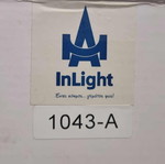 Inlight Επιτοίχιο Φωτιστικό Led 60cm Χρώμιο Λευκό