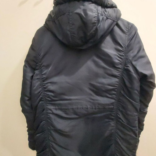 Bershka jacket used, blue, warm, size M