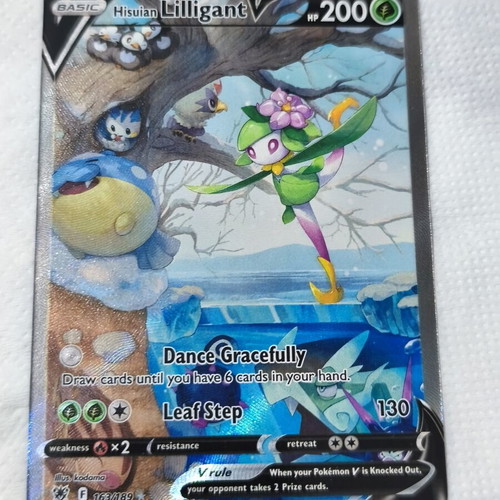 Hisuian Lilligant V Pokemon card
