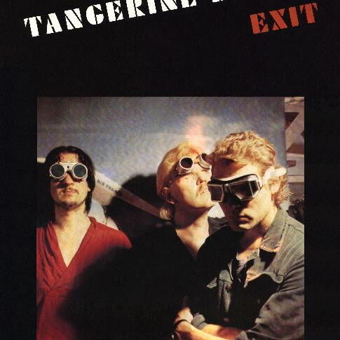Tangerine Dream Exit vinyl record used, electronic genre, with poster