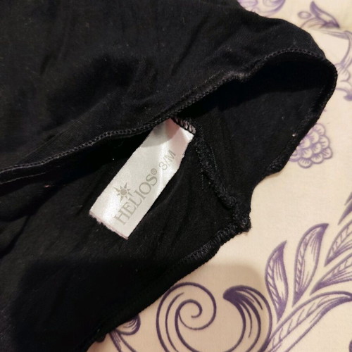 Black cotton bodysuits size M like new, pack of 5 pieces