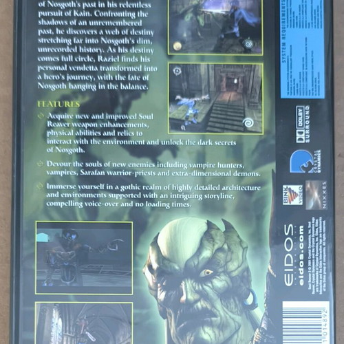Soul Reaver 2 The Legacy Of Kain Series PC CD-ROM like new