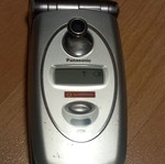 Panasonic Vodafone VFDF (G2) phone used, gray