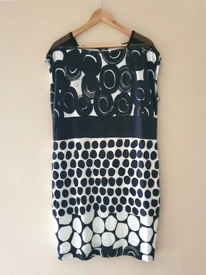 KENSOL women's black and white dress XXXL like new