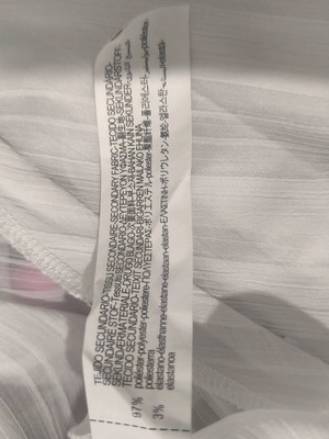 Zara jacket like new, white transparent with zipper