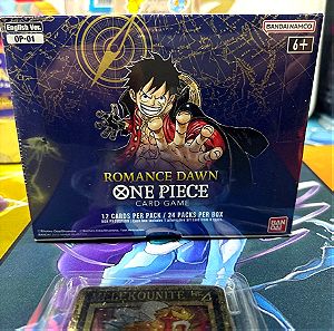 One piece booster box Op-01 tcg game factory sealed