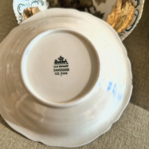 Rosenthal Sanssouci porcelain set 1+6 like new with gilded details