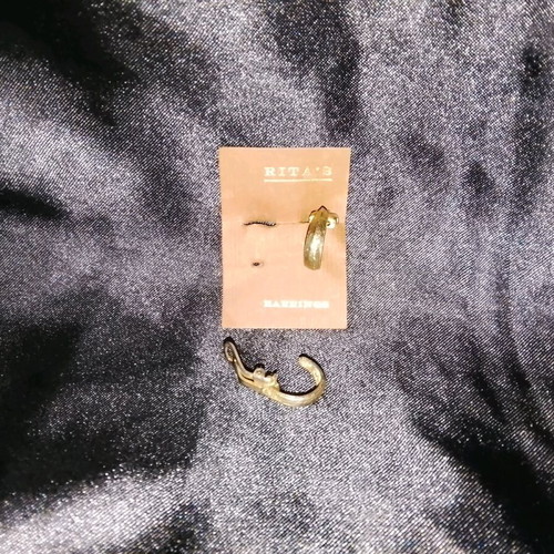 Gold Clip Earrings new