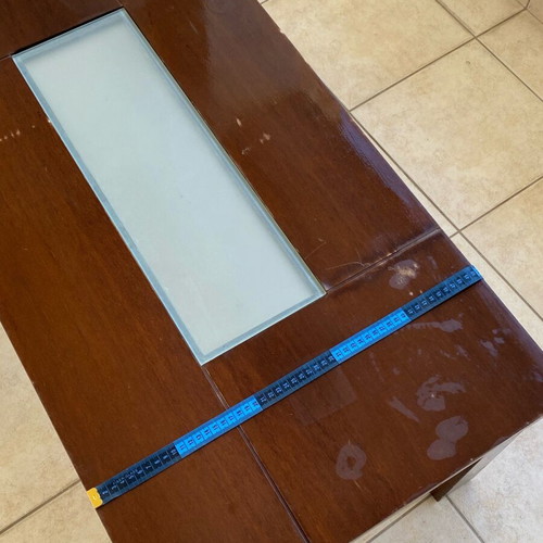 Coffee table used, solid wood 100x50x44 cm