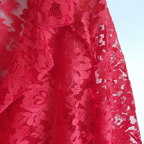 Lace jacket new, red-wine color with shoulder pads