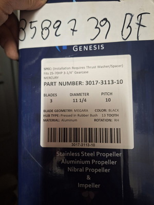 Propeller 11 blades new
