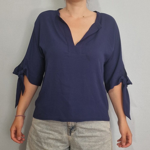 Desiree blue women's blouse used, thin, size S