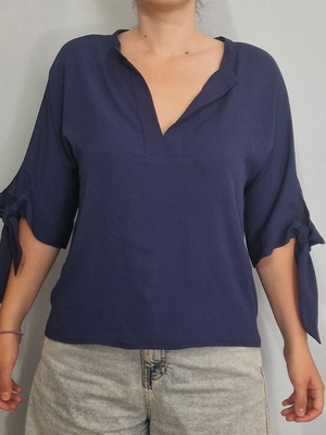 Desiree blue women's blouse used, thin, size S