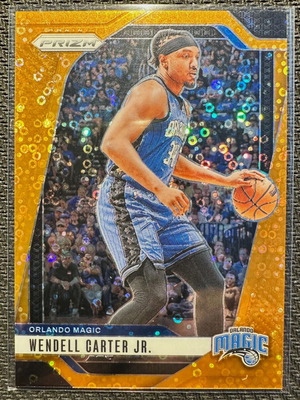 Panini Prizm Fast Break Orange Disco 2024-25 numbered card new Wendell Carter Jr.