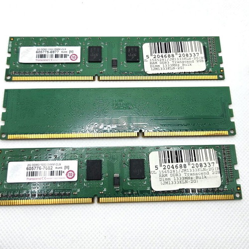 Transcend 2GB DDR3 Desktop RAM 1333MHz DIMM CL9 σαν καινούργιο
