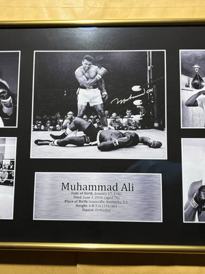 Muhammad Ali υπογεγραμμένο αντίγραφο αφίσα A3 καινούργιο