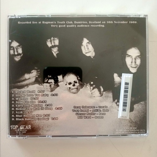 Black Sabbath Live In Dumfries 1969 CD new, metal