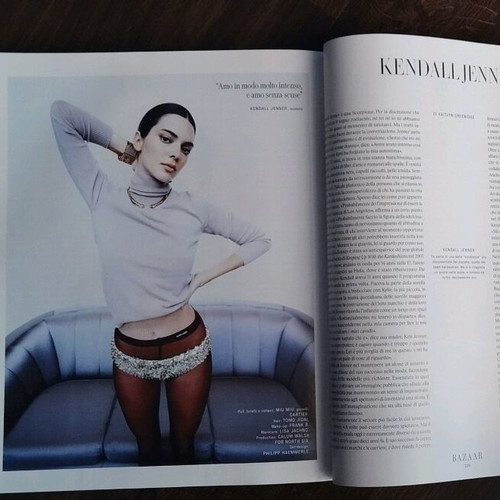 Bazaar Harper's Italia September 2023 issue with slight signs of use