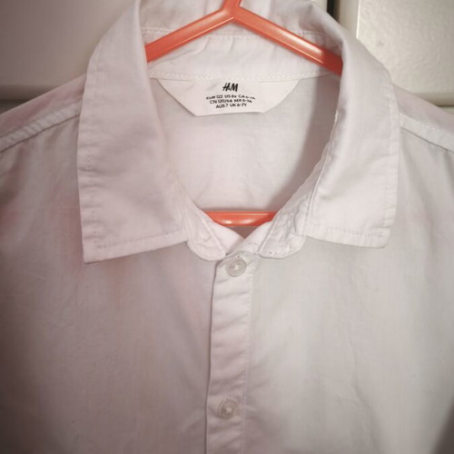 Shirt H&M white size 122 like new