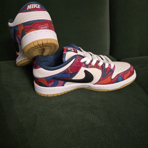Nike SB Dunk x Parra Low New Multicolor Athletic Shoes Size 40.5
