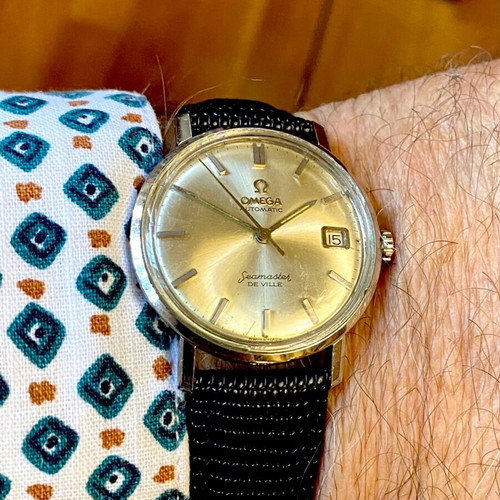 Omega Seamaster Deville automatic 33.5cm vintage watch like new