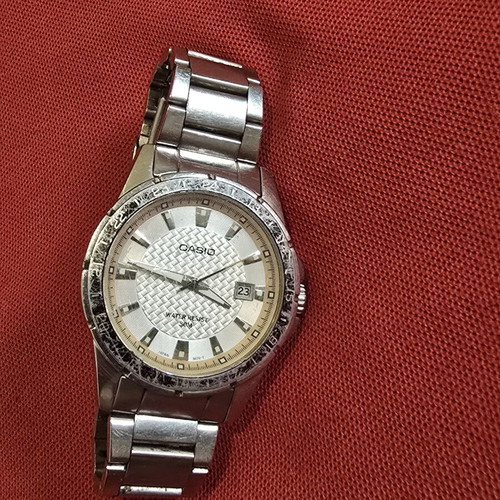 Casio wristwatch, silver, men's