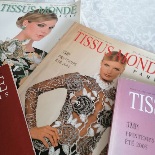 Tissus Monde Paris fashion magazines like new, pack of 6 issues
