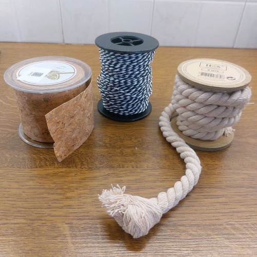 Craft cords and ribbons like new