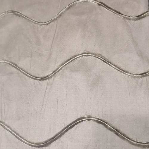 Silk fabric with velvet stripes 0.94 x 1.33 m new