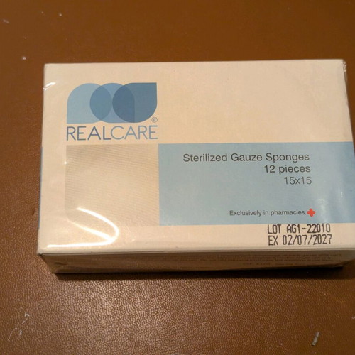 RealCare Sterile Gauze Compresses new
