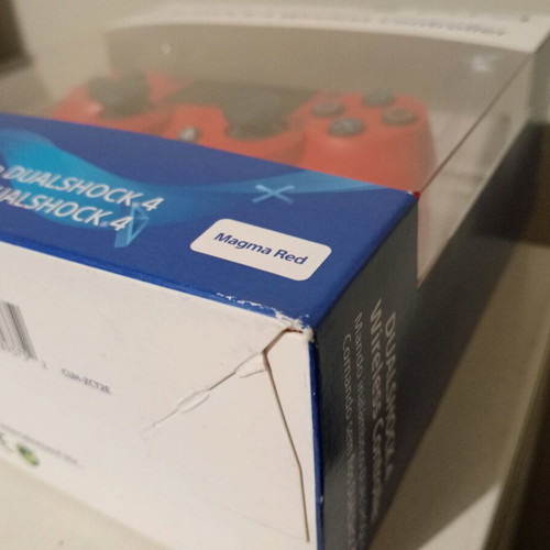 Sony PS4 Official Dual Shock 4 V2 Magma Red Controller New