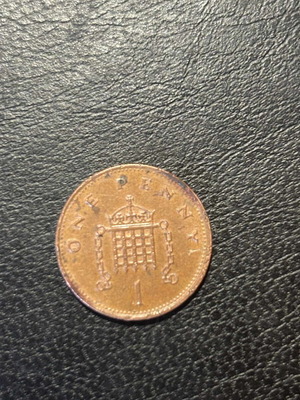One Penny Coin from United Kingdom used, 1996