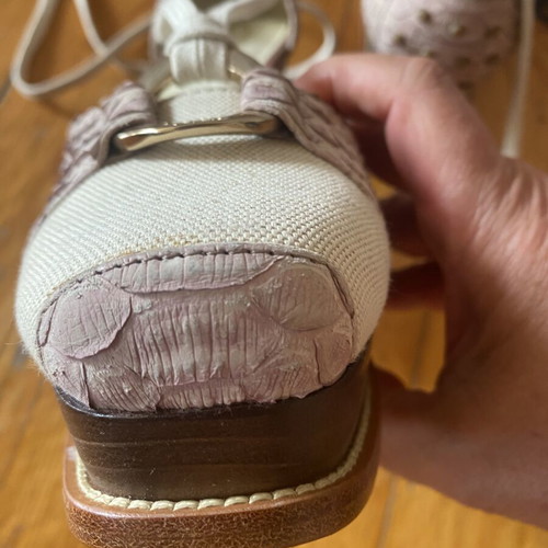 Tod's platform shoes size 40 new, beige and pink