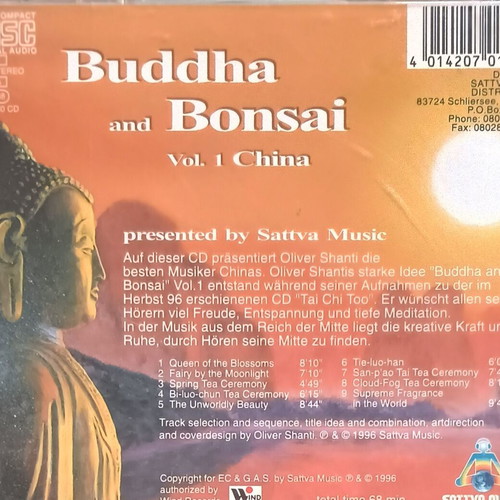 Buddha and Bonsai CD used, electronic