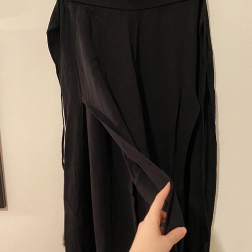 Pull & Bear Boho high waisted flowy pants with side slit
