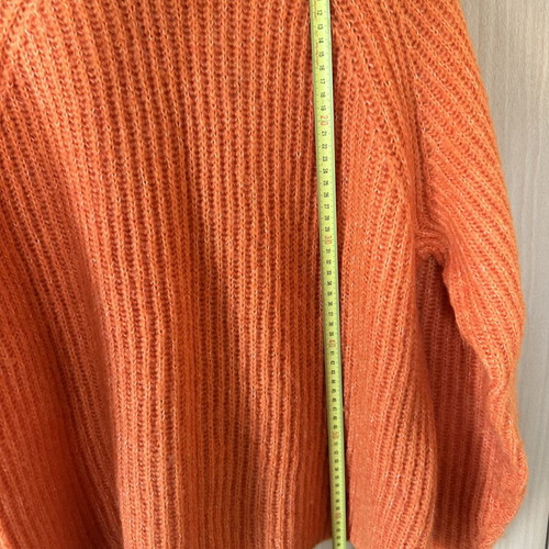 Cubus wool sweater size M like new, bright orange