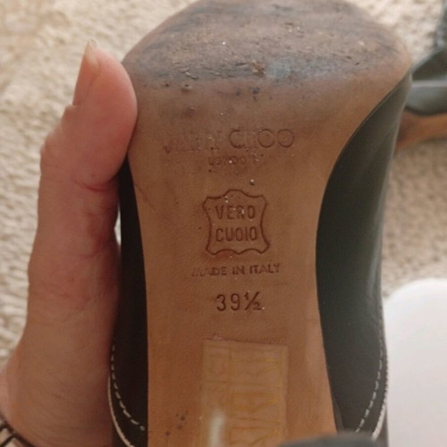 Jimmy Choo Black Boots Like New 39.5 With Zipper