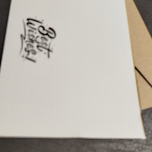 Double Aged Whiskey Birthday Card new with envelope