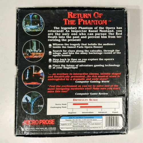 PC Return of the Phantom Big Box μεταχειρισμένο, περιπέτεια