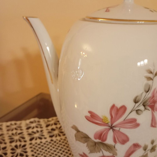 Vintage Winterling Roslau Bavaria porcelain coffee pot used