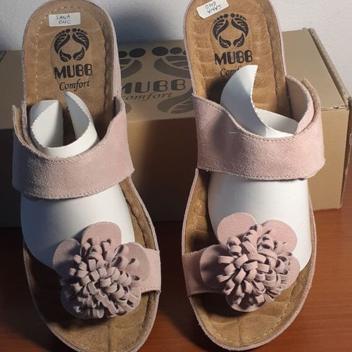 Mubb Comfort leather suede sandals size 40 new