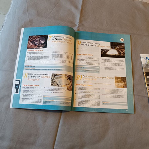 Metro brochure Olympic Games Athens 2004 used