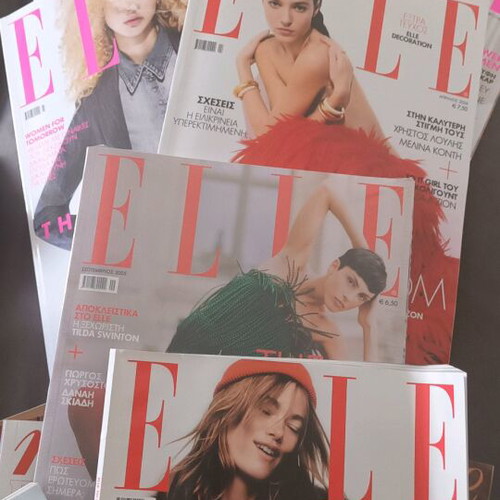 Magazine collection like new, 8 Elle, 3 Elle Decoration, 8 Madame Figaro, 3 Harper's Bazaar, 1 Shape