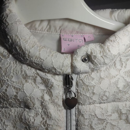 Lace jacket white girl size 4 like new Evita