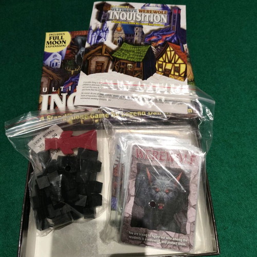 Ultimate Werewolf Inquisition game like new in English