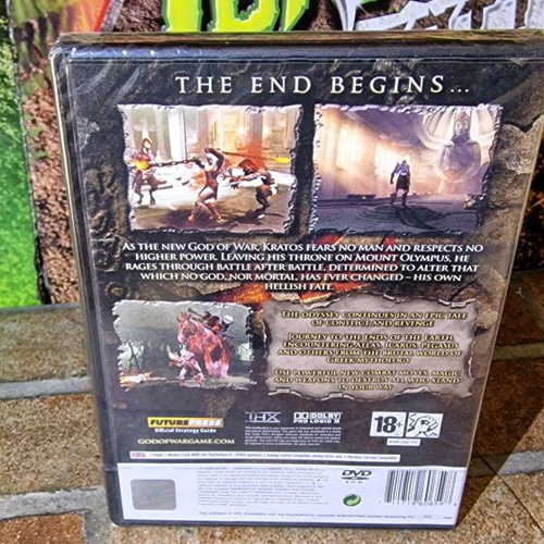 God of War II PlayStation 2 game factory sealed